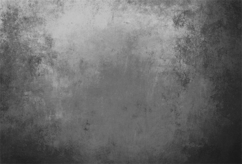 LFEEY 10x8ft Vintage Abstract Grey Backdrop for Photography Gradual Change Gray Cement Wall Photography Background Kids Baby Shower Adults Wedding Photos Portrait Photo Backdrop Photoshoot Booth Props - Image 1